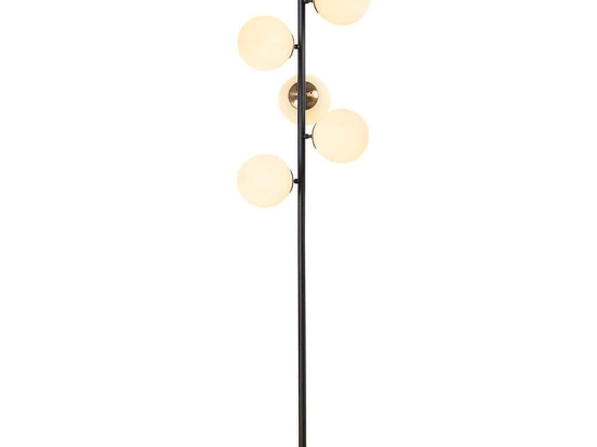Φωτιστικό Δαπέδου Fazli 942FLG1514 35x22x163cm 6xE14 40W Multi-Black Opviq