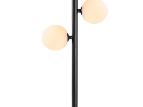 Φωτιστικό Επιτραπέζιο Domino 942FLG1809 26x18x52cm 2xG9 10W Black-White Opviq