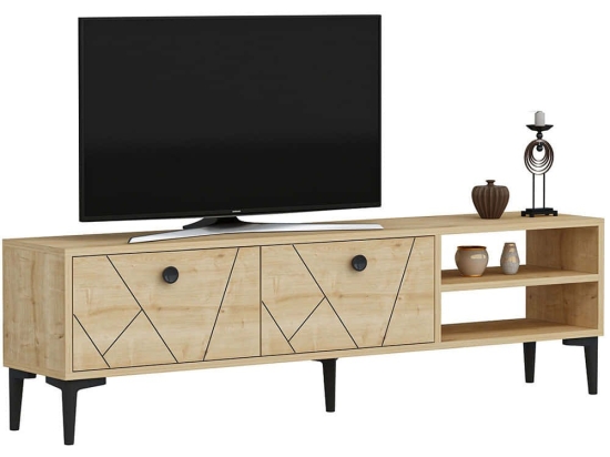Έπιπλο Tηλεόρασης Clara 475OLV1120 150x29,6x45cm Oak