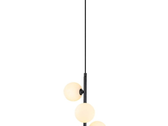 Φωτιστικό Οροφής Domino 942FLG1285 36x36x46cm 3xG9 10W Black-White Opviq