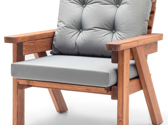 Πολυθρόνα Abant 676HDS1139 83x80x88cm Grey
