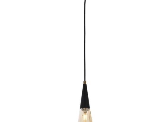 Φωτιστικό Οροφής 683AVN1184 Φ10x90cm 1xE14 4W Black-Gold Opviq