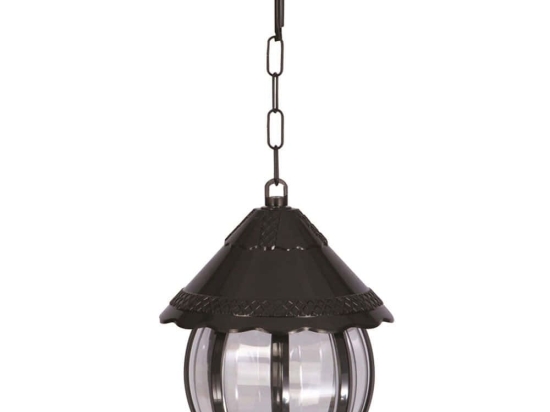 Φωτιστικό Οροφής 685AVN1222 Φ20x50cm E27 40W Black Opviq