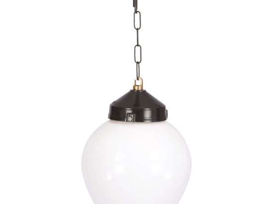 Φωτιστικό Οροφής 685AVN1283 Φ25x50cm E27 40W Black-White Opviq
