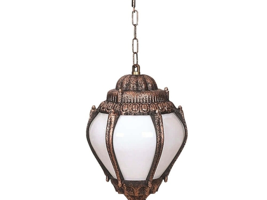 Φωτιστικό Οροφής 685AVN1329 Φ20x50cm E27 40W Brown Opviq