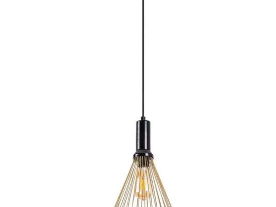 Φωτιστικό Οροφής Dear 942FLG1427 24x24x140cm 1xE27 40W Gold Opviq