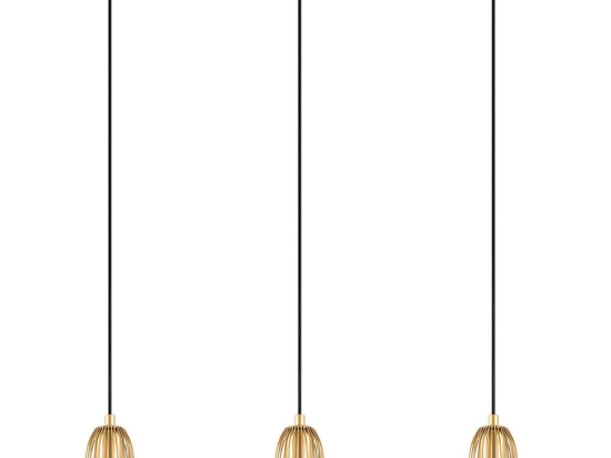 Φωτιστικό Οροφής - Ράγα Dopo 942FLG1437 70x20x114cm 3xE27 40W Gold Opviq