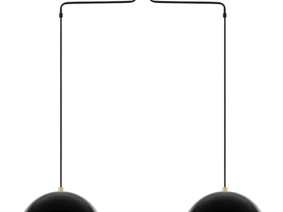 Φωτιστικό Οροφής Fenerci 942FLG1442 100x20x124cm 2xE27 40W Black-Gold Opviq