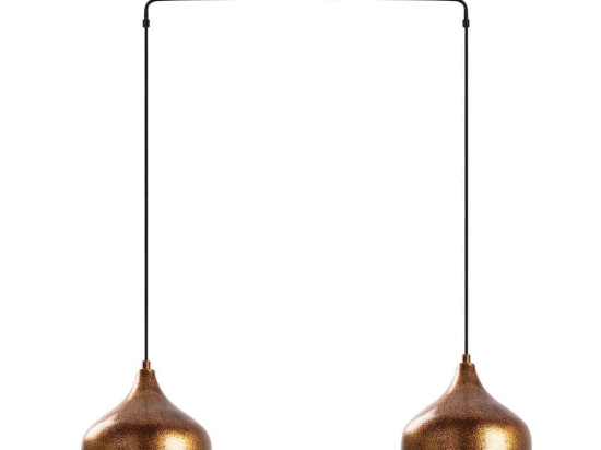Φωτιστικό Οροφής Murek 942FLG1488 90x20x138cm 2xE27 40W Patina Gold Opviq