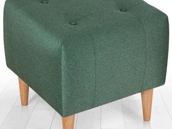 Σκαμπό Tomp 209FLF1227 43x43x43cm Green