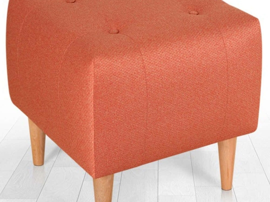 Σκαμπό Tomp 209FLF1229 43x43x43cm Orange