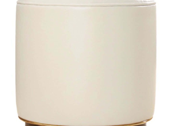 Σκαμπό Milotte 209FLF1265 42x43cm Cream