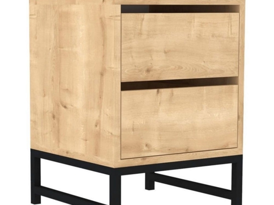 Κομοδίνο Nehir 835PUQ2709 40x40x55cm Sonoma-Latte