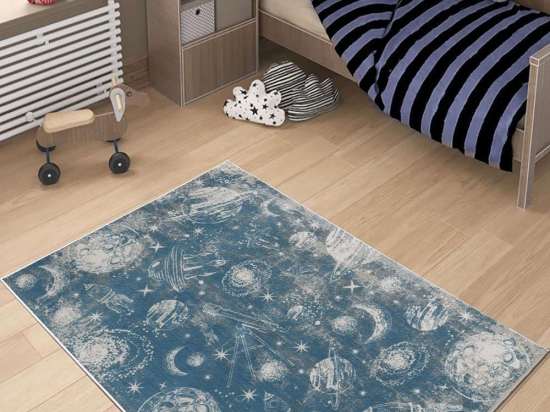 Χαλί W1010 Blue-Grey Conceptum Hypnose 100X200cm