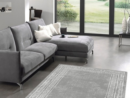 Χαλί W1056 213HFT1514 Grey-White Conceptum Hypnose 100X200cm