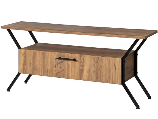 Έπιπλο Τηλεόρασης Tarz 854KLN3079 125x35x54cm Walnut