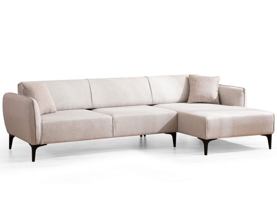 Καναπές Γωνιακός (Δεξιά Γωνία) Belissimo 560ARE1808 270x140x67cm Off White