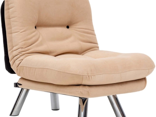 Πολυθρόνα - Κρεβάτι Misa Small Soft 859FTN2320 70x78x85cm Cream