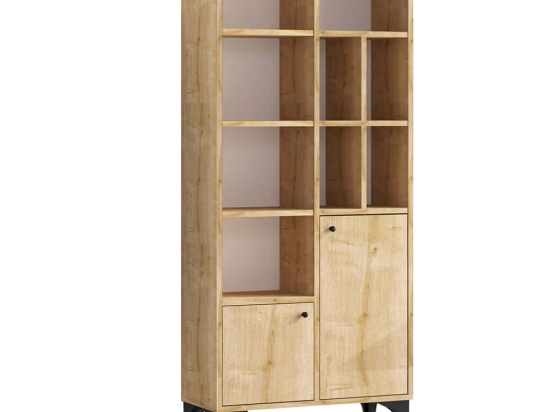 Βιβλιοθήκη Castor 393MRD1233 60x30x175cm Oak