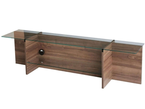 Έπιπλο Τηλεόρασης Escape 552NOS1602 158x35x40cm Walnut