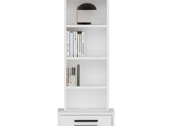 Βιβλιοθήκη Dawn 475OLV2109 35x25,6x152,2cm White