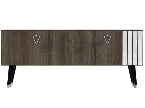 Έπιπλο Τηλεόρασης Tarab 327ODS1119 120x30x50cm Walnut