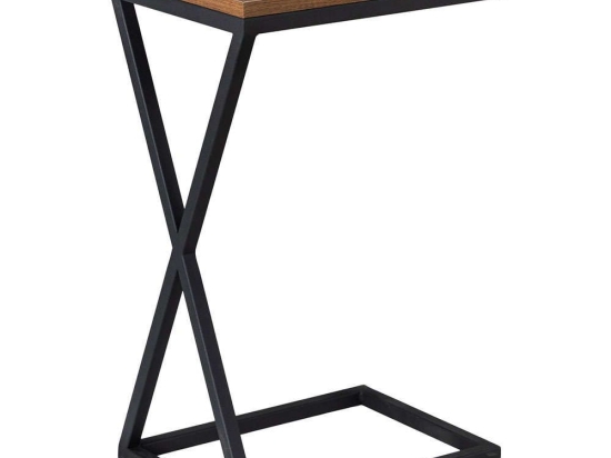 Τραπεζάκι Βοηθητικό Retro 706CLN1103 30x40x61cm Black-Brown