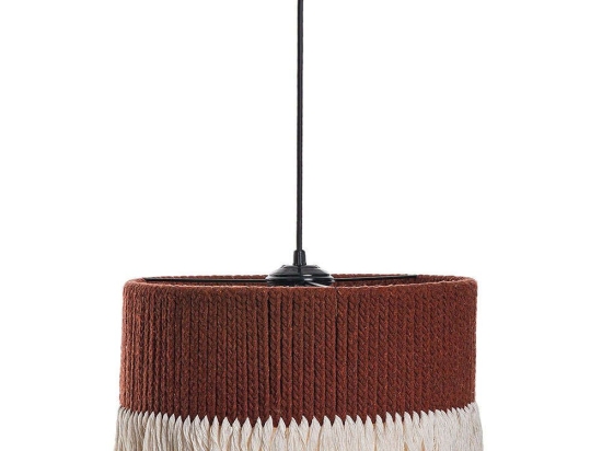 Φωτιστικό Οροφής 687HMY1333 30x65cm E27 40W Terracotta-White Opviq