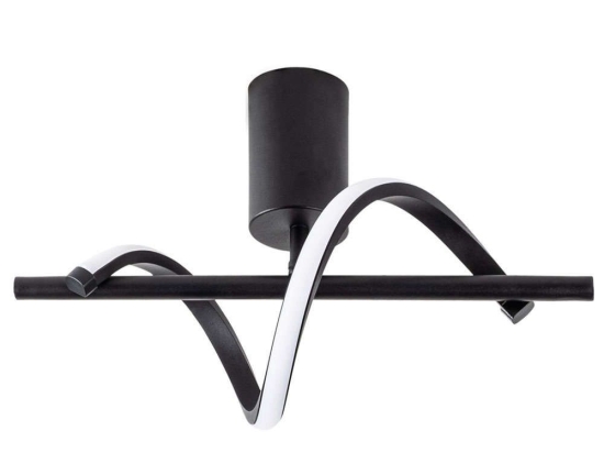 Φωτιστικό Οροφής - Πλαφονιέρα Likma 119FRS1509 41x25x16cm Led 11W 3000K Black Opviq