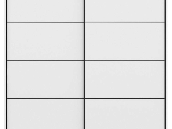 Ντουλάπα Δίφυλλη Kale 506MNR2515 180x52x190cm White Δίφυλλη