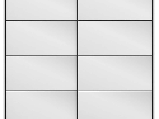 Ντουλάπα Δίφυλλη Kale 506MNR2781 180x60x190cm White Δίφυλλη