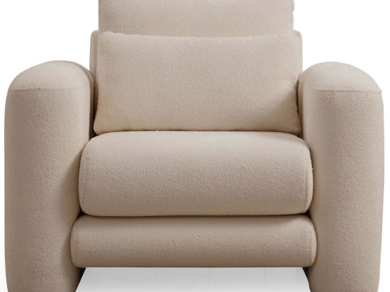 Πολυθρόνα Lily 560ARE1850 98x97x73cm Cream