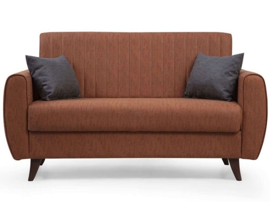 Καναπές - Κρεβάτι Διθέσιος Alkon 730MST1103 158x77x86cm Red