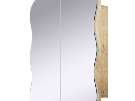 Καθρέπτης Μπάνιου Με Ντουλάπι Day Dream 552NOS1216 60x12x70cm Oak Μοριοσανίδα