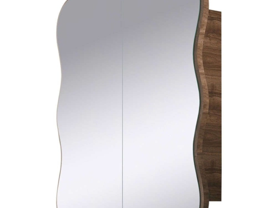 Καθρέπτης Μπάνιου Με Ντουλάπι Day Dream 552NOS1217 60x12x70cm Walnut Μοριοσανίδα