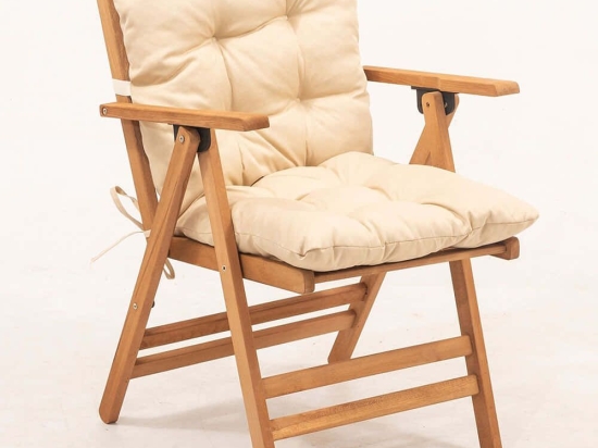 Πολυθρόνα Κήπου 644MYD1155 46x43x89cm Cream