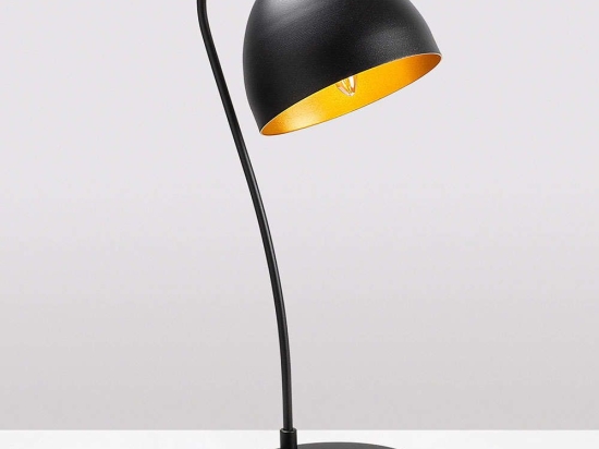 Φωτιστικό Επιτραπέζιο Acuka 942FLG1825 25x25x54cm 1xE14 40W Black Opviq