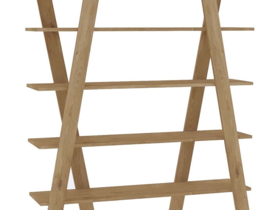 Βιβλιοθήκη Conde 835PUQ5311 120x25x150cm Oak