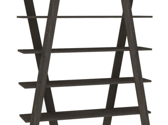 Βιβλιοθήκη Conde 835PUQ5312 120x25x150cm Black