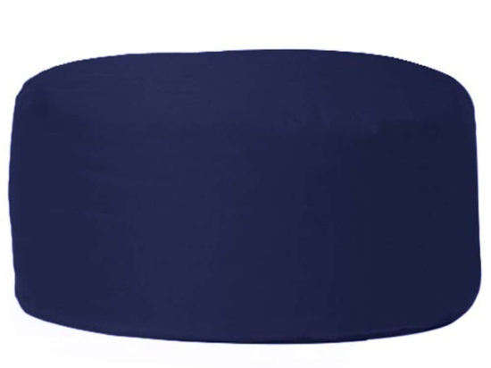 Πουφ Αδιάβροχο Round 248FRN1313 Φ55x30cm Dark Blue