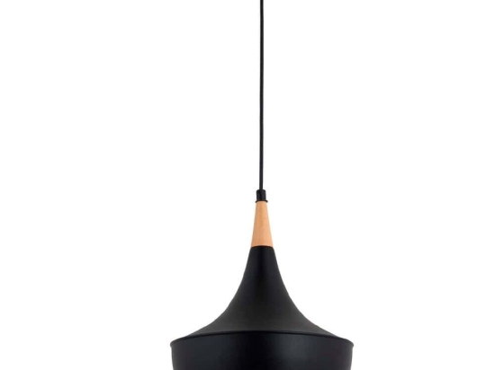 Φωτιστικό Οροφής 683AVN1388 Φ40x90cm 1xE27 40W Black Opviq