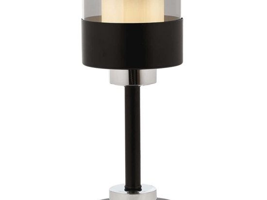 Φωτιστικό Επιτραπέζιο 683AVN2112 Φ16x36cm 1xE27 40W Black-Silver Opviq