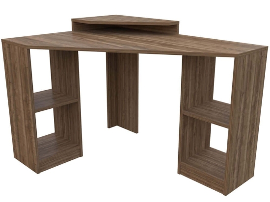 Γραφείο Γωνιακό Floating 322RTC1301 120x90x76,8cm Walnut