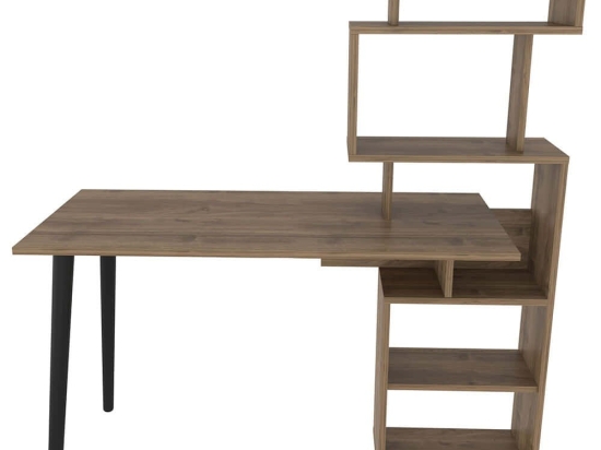 Γραφείο Vina 322RTC1316 133x55x146,4cm Walnut