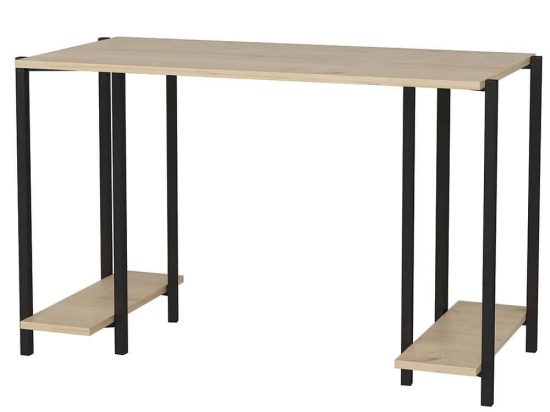 Γραφείο Academy 322RTC1397 125,2x60x73,8cm Black-Oak