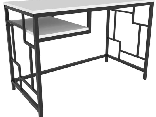 Γραφείο Kennesaw 322RTC1457 120x60x74,8cm Black-White