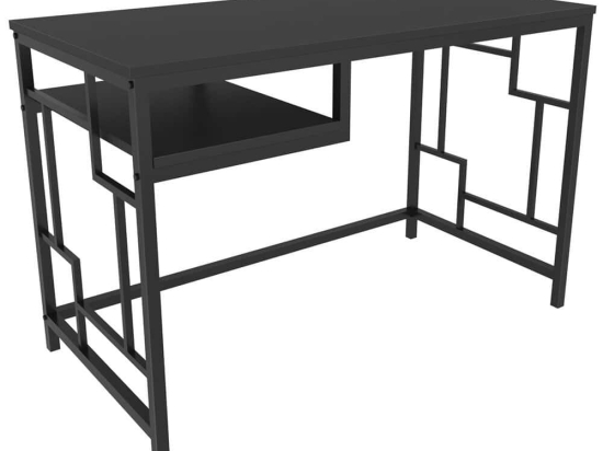Γραφείο Kennesaw 322RTC1459 120x60x74,8cm Black-Anthracite