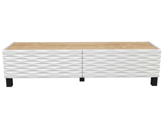 Έπιπλο Τηλεόρασης Lerze 322RTC2146 149,2x35x38cm Oak-White