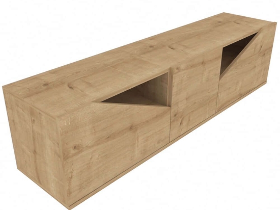Έπιπλο Τηλεόρασης Carson 322RTC2423 160x35,3x40cm Oak