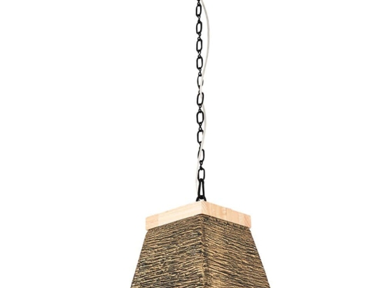 Φωτιστικό Οροφής 414LRC1526 20x20x120cm 1xE27 40W Antique Gold Opviq